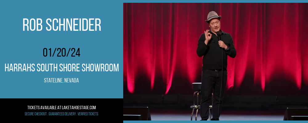 Rob Schneider at Harrahs South Shore Showroom