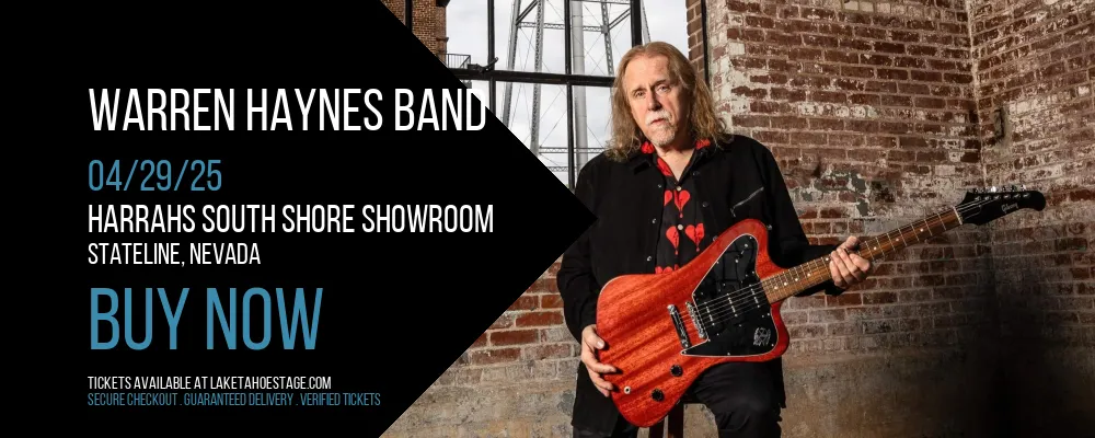 Warren Haynes Band at Harrahs South Shore Showroom